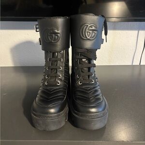 Gucci Black High-Top Sneakers